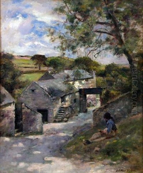 The Road To The Mill Oil Painting by Joshua Anderson Hague