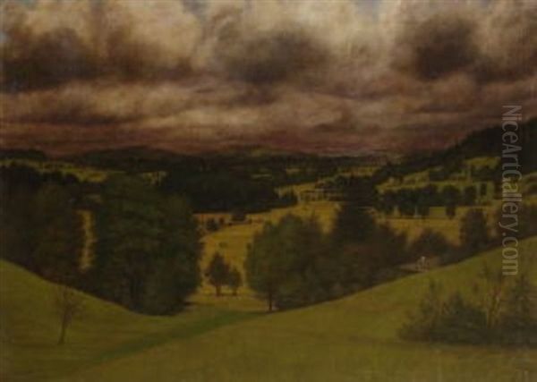 Bedeckter Himmel Oil Painting by Karl Haider