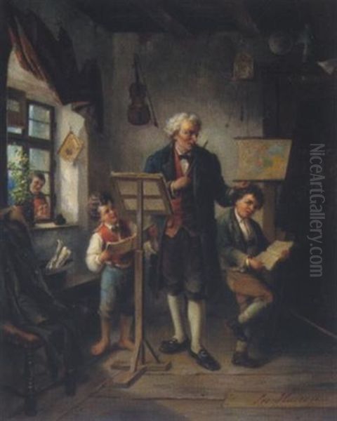 In Der Schule Oil Painting by Joseph Haier