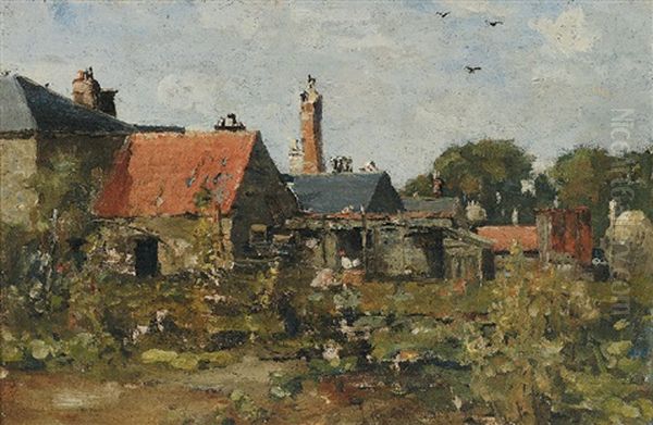 Malerisches Gehoft Im Sonnigen Licht Oil Painting by James Hermiston Haig