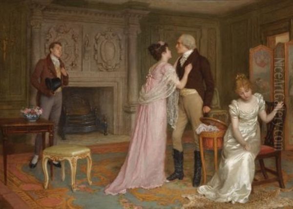 Love Will Triumph Oil Painting by Charles Haigh-Wood