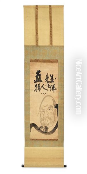 Kakejiku (hanging Scroll) Oil Painting by Ekaku Hakuin