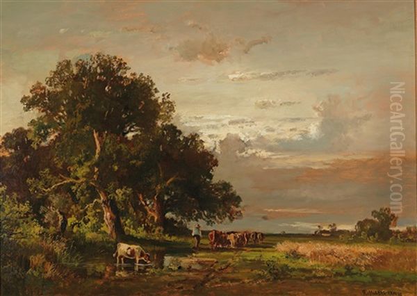 Driving Home The Herd by Fritz Halberg-Krauss