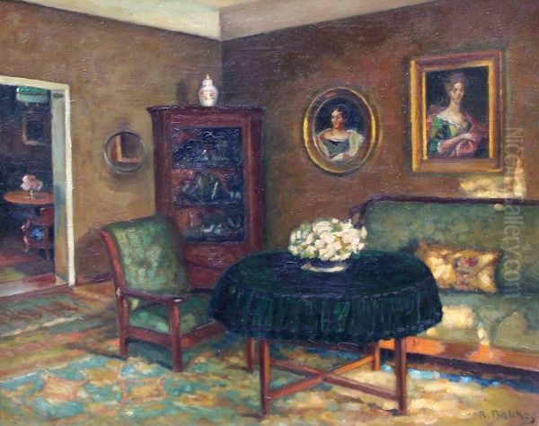 Interieur Oil Painting by Robert Balcke