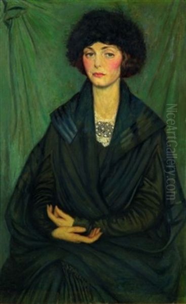 Catherine Wallstrom Oil Painting by Philip Leslie Hale