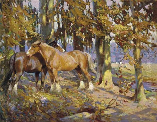 Good Companions Oil Painting by Frederick Hall