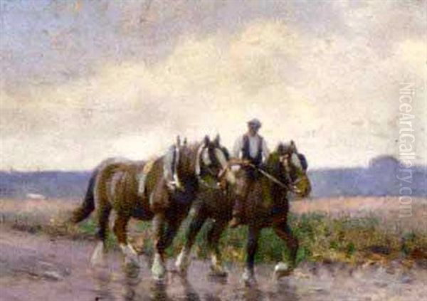 Homeward Oil Painting by Frederick Hall