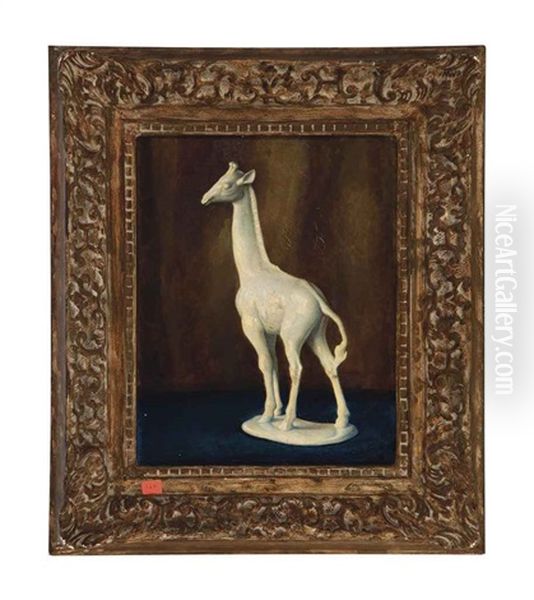 Still Life (giraffe) Oil Painting by Frederick Garrison Hall