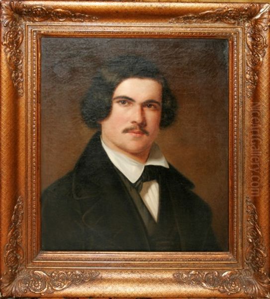 Portrait Of A Man Oil Painting by George Henry Hall