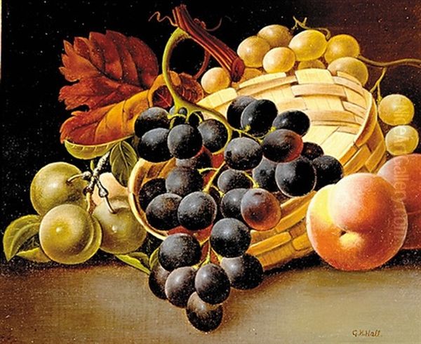 Fruit Still Life Oil Painting by George Henry Hall