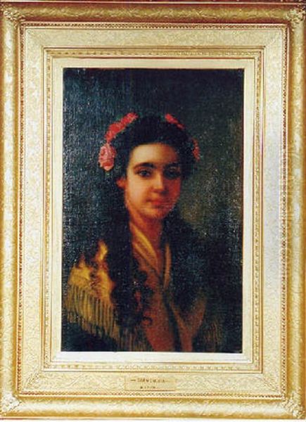 Carmencita Oil Painting by George Henry Hall