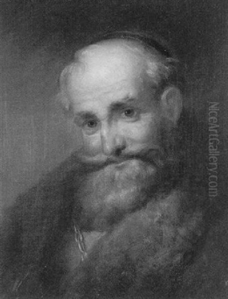 The Rabbi Oil Painting by George Henry Hall