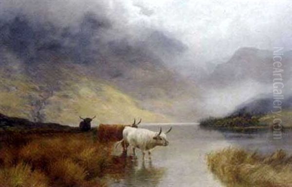 Children Of The Mist Oil Painting by Harald R. Hall