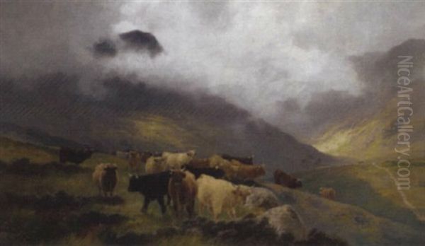 Glencoe Oil Painting by Harald R. Hall