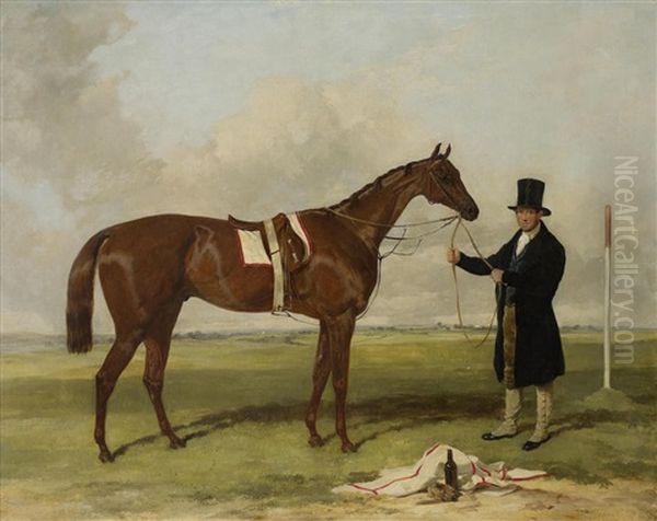 Cossack, Winner Of The Derby Oil Painting by Harry Hall