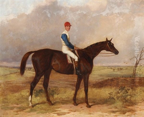 Jockey Auf Pferd Oil Painting by Harry Hall