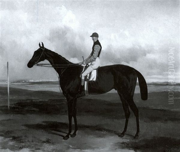 Captain Lowther's "the Gent" Oil Painting by Harry Hall