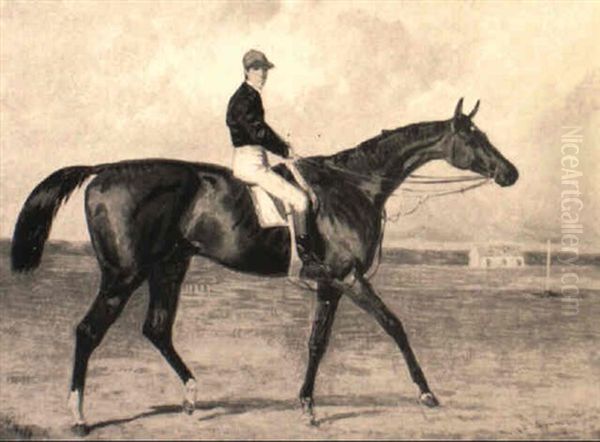 Lord Lyon With Jockey Up Oil Painting by Harry Hall