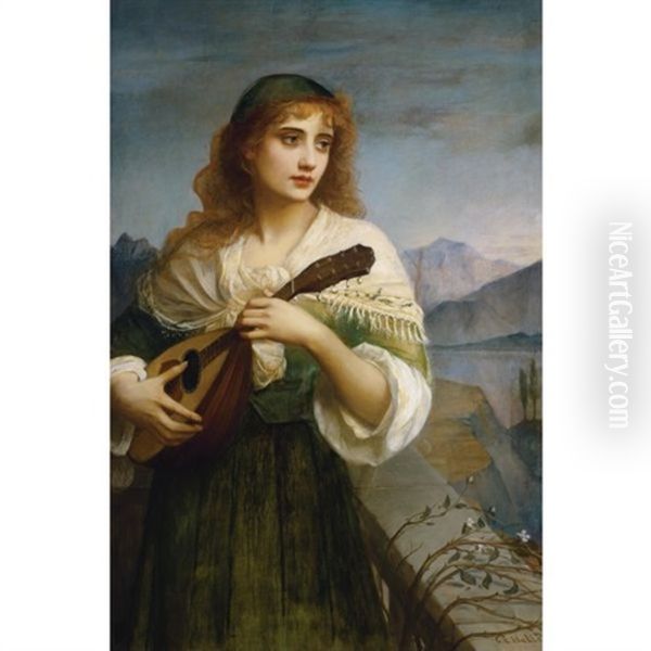 Francesca Oil Painting by Charles Edward Halle