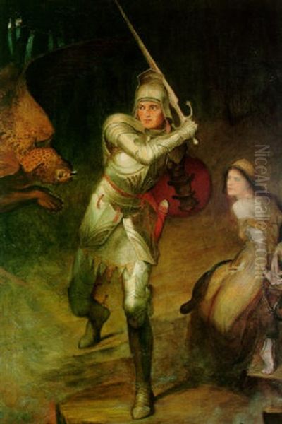 St. George Oil Painting by Charles Edward Halle