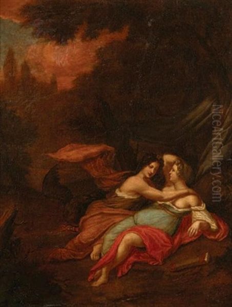 Jupiter Et Callisto Oil Painting by Thomas Halleman