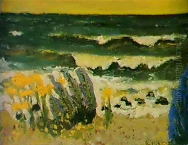 Klar Dag Vid Havet Oil Painting by Eric C. Hallstroem