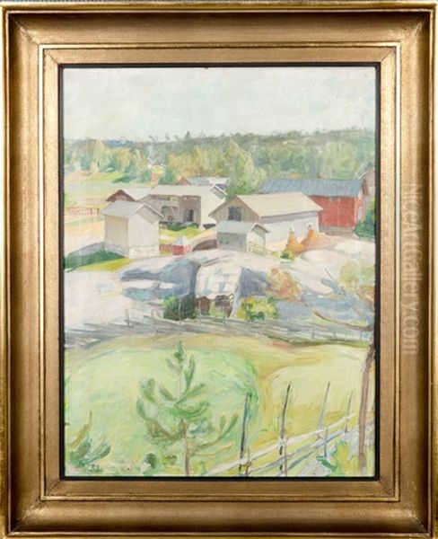 Landscape Oil Painting by Pekka Halonen