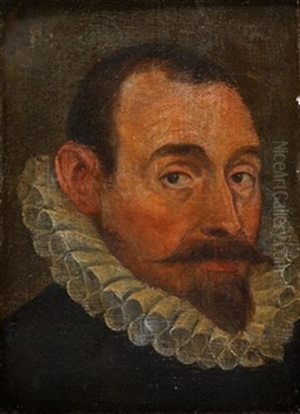 Retrato De Caballero Oil Painting by Frans Hals