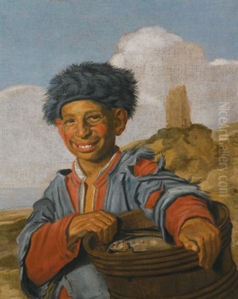 The Laughing Fisher Boy Oil Painting by Frans Hals