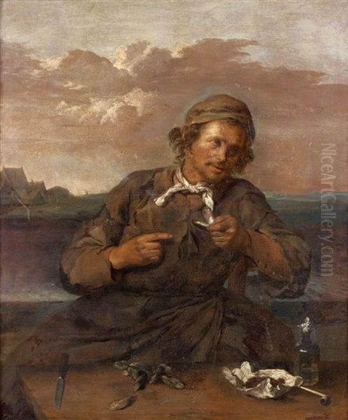 Le Mangeur De Moules Oil Painting by Frans Hals