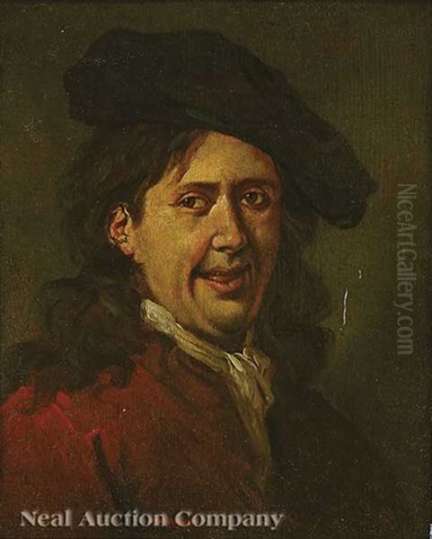 Portrait Of A Laughing Man Oil Painting by Frans Hals