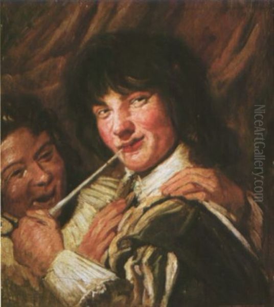 The Smoker Oil Painting by Frans Hals