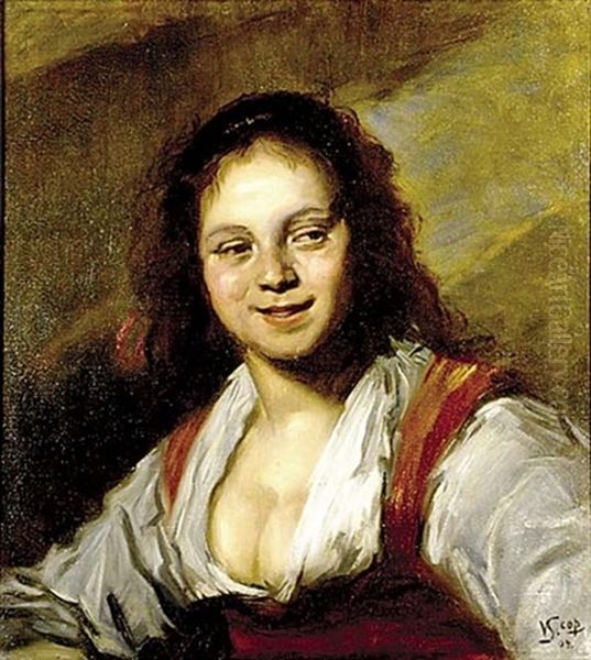 Gypsy Girl Oil Painting by Frans Hals