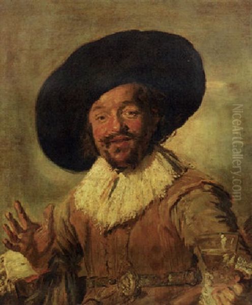 The Merry Drinker Oil Painting by Frans Hals