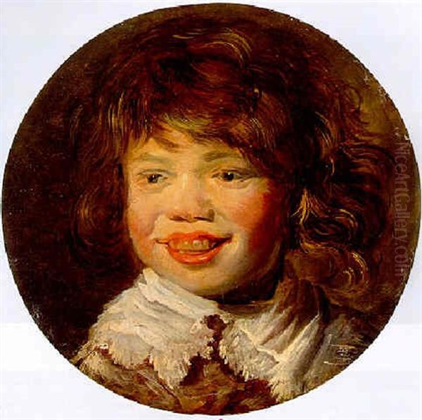 Lachendes Kind Oil Painting by Frans Hals