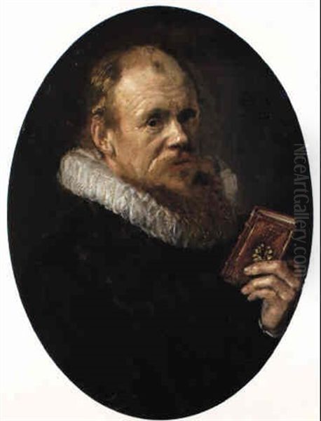 Portrait Of Theodorus Schrevelius Oil Painting by Frans Hals