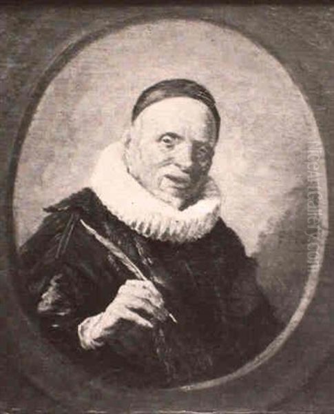 Portrait Des Pieter Christianz Bor Oil Painting by Frans Hals