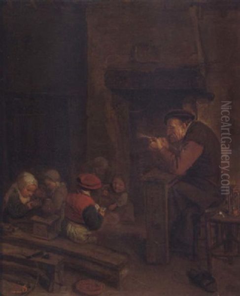 Bauernschule Oil Painting by Harmen Hals