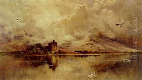 Kilchurn Castle, Loch Awe Oil Painting by Keeley Halswelle