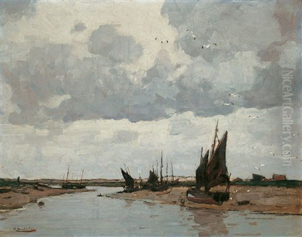 An Der Kuste Oil Painting by Wilhelm Hambuechen