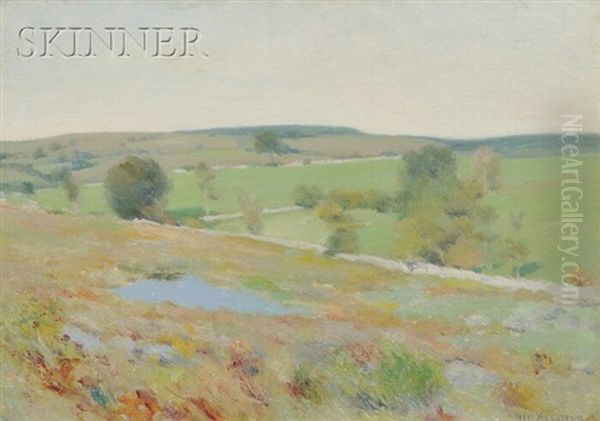 September Fields Oil Painting by Edward Wilbur Dean Hamilton