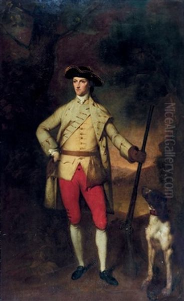 Portrait Of James, 6th Duke Of Hamilton And 3rd Duke Of Brandon Oil Painting by Gavin Hamilton