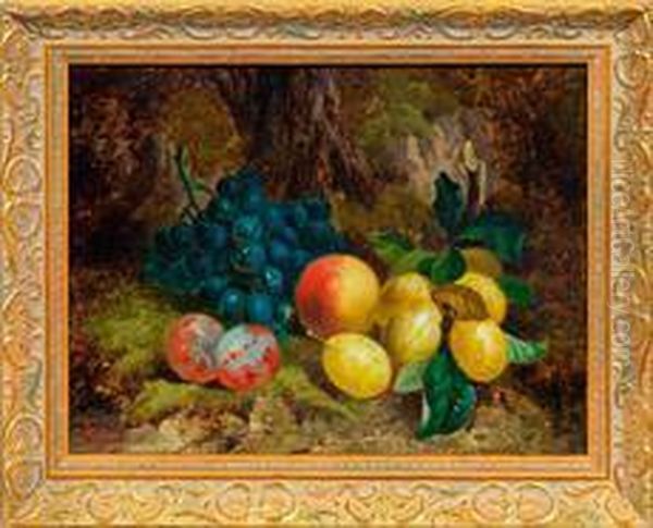 Fruchtestillleben Oil Painting by Charles Thomas Bale