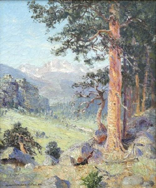 Western Landscape Oil Painting by Hamilton Hamilton