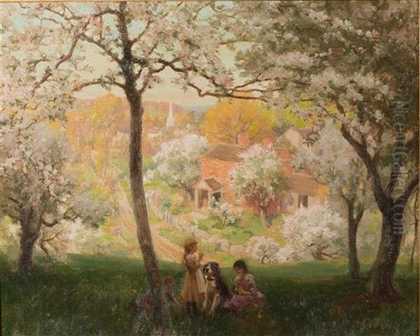 Playing In The Shade Oil Painting by Hamilton Hamilton