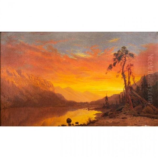 Sierras Oil Painting by Hamilton Hamilton