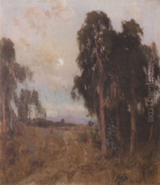 California Landscape (pasadena) Oil Painting by Hamilton Hamilton