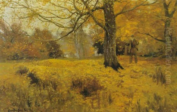 Autumn Trek Oil Painting by Hamilton Hamilton