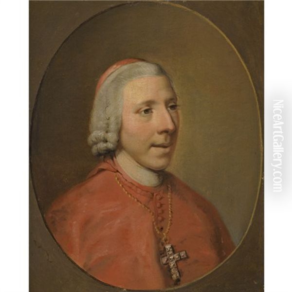 Henry Benedict Stuart, Cardinal York Oil Painting by Hugh Douglas Hamilton