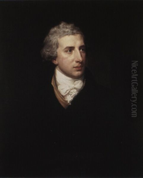 Portrait Of Robert Stewart, Viscount Of Castlereagh Oil Painting by Hugh Douglas Hamilton